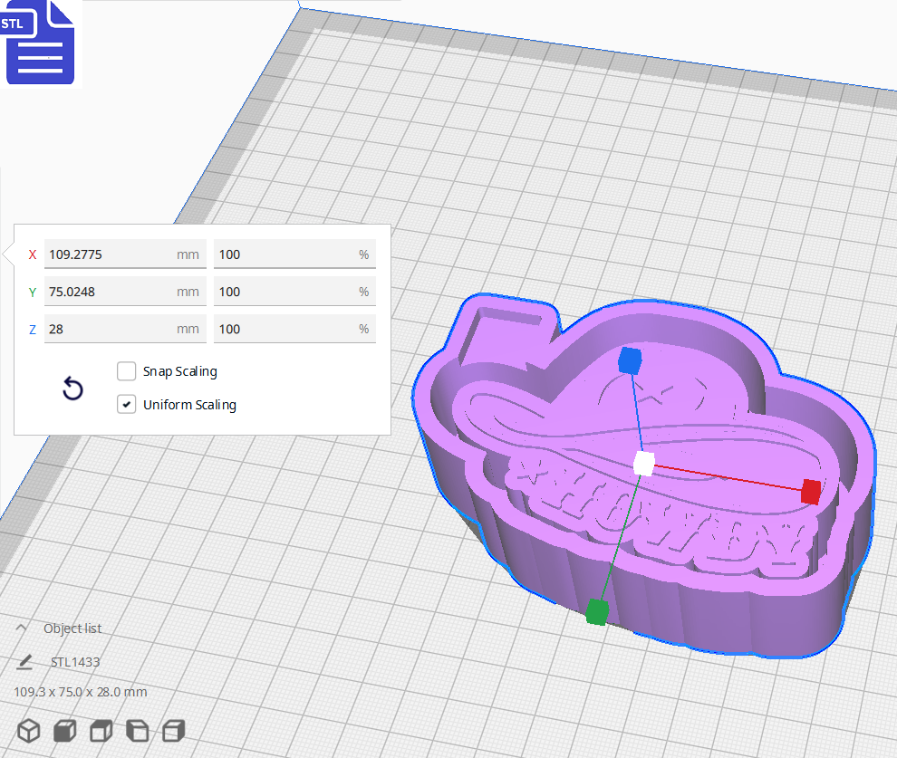 Howdy Silicone Mold Housing STL File