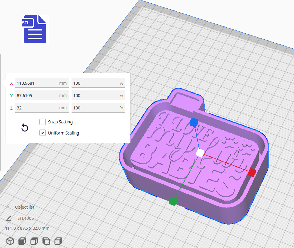 I Love My Fur Babies Silicone Mold Housing STL File