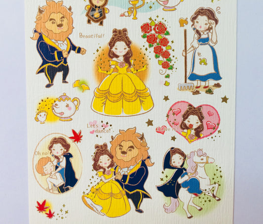 Kawaii Princess Stickers - various designs available
