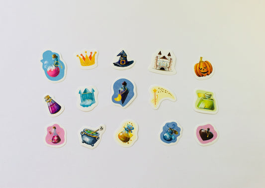 Magic Stuff Sticker Flakes - 45 pieces - The Crafts and Glitter Shop