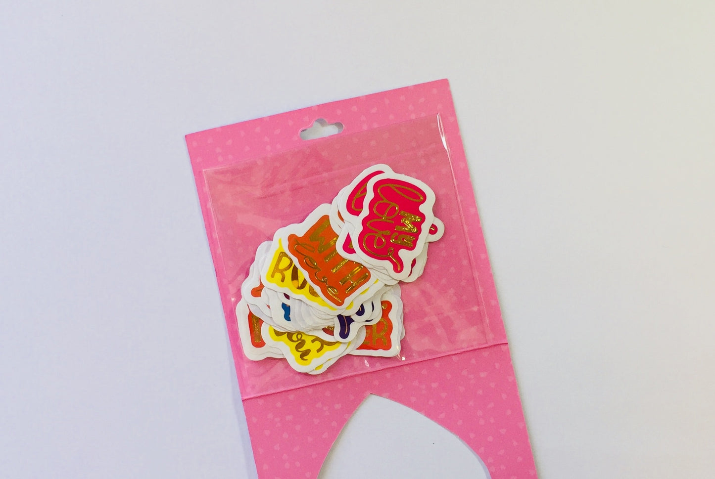 Words of Love Sticker Flakes - 45 pieces - Loose stickers