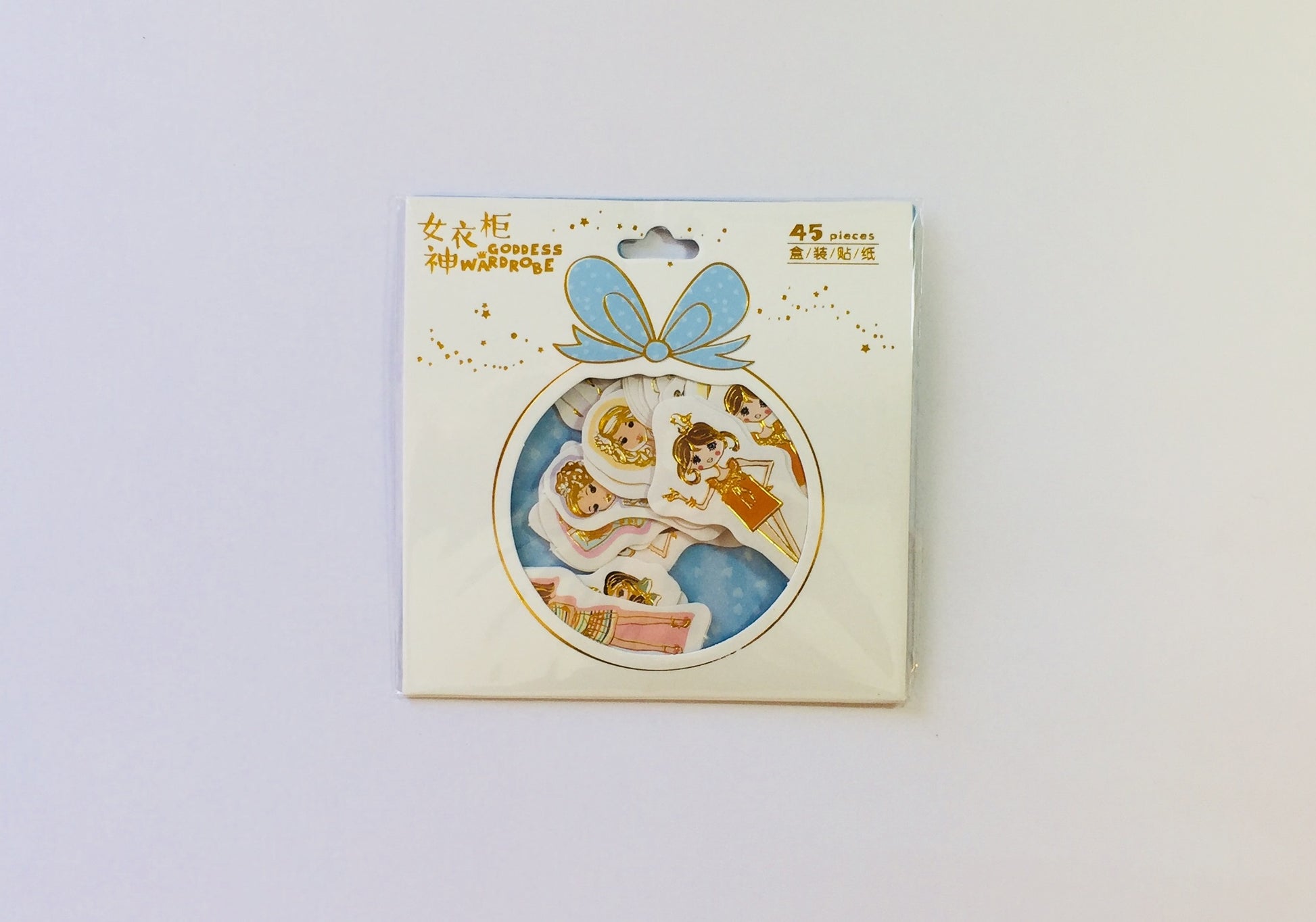 Fashion Girl Sticker Flakes Pack - 45 pieces - The Crafts and Glitter Shop