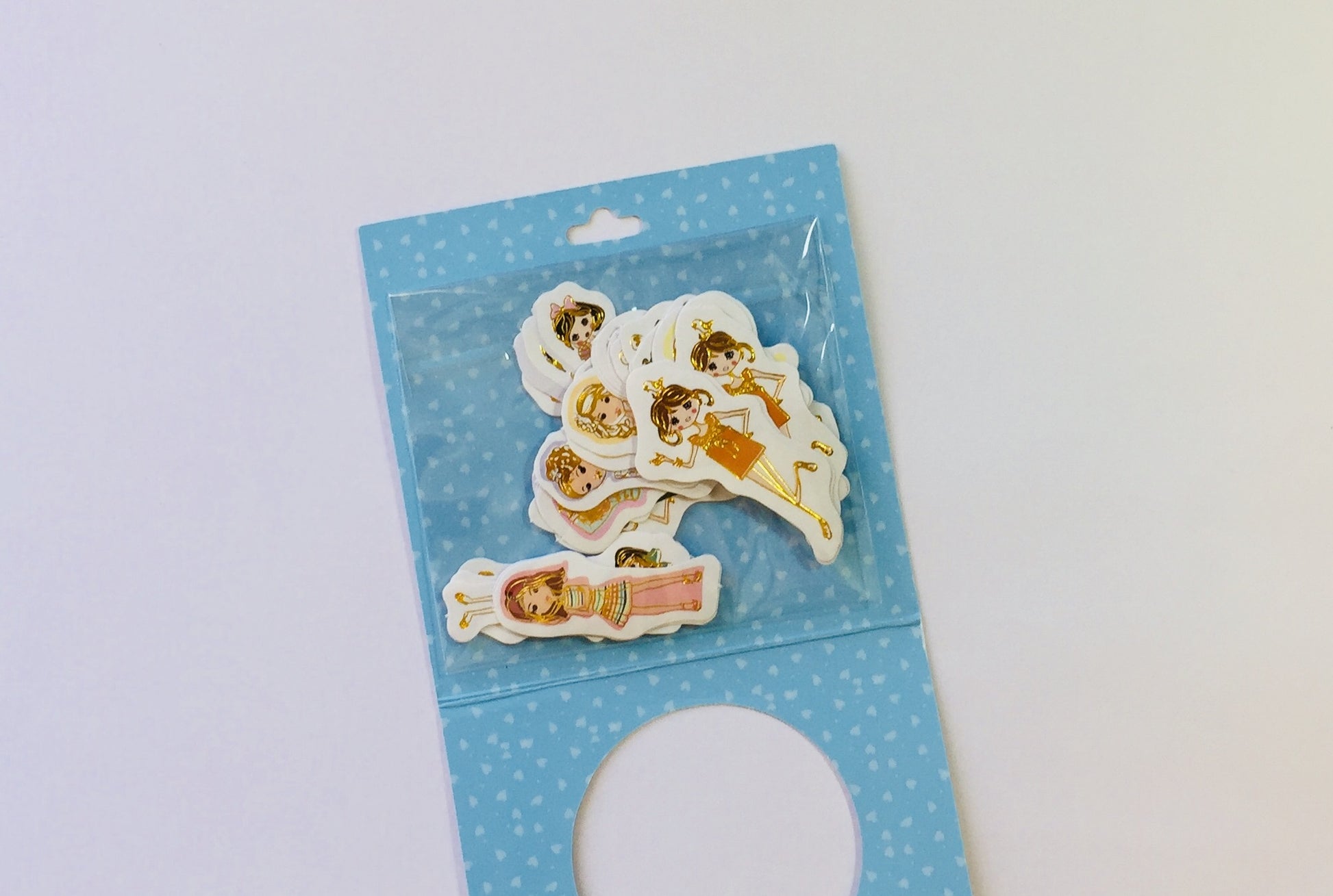 Fashion Girl Sticker Flakes Pack - 45 pieces - The Crafts and Glitter Shop