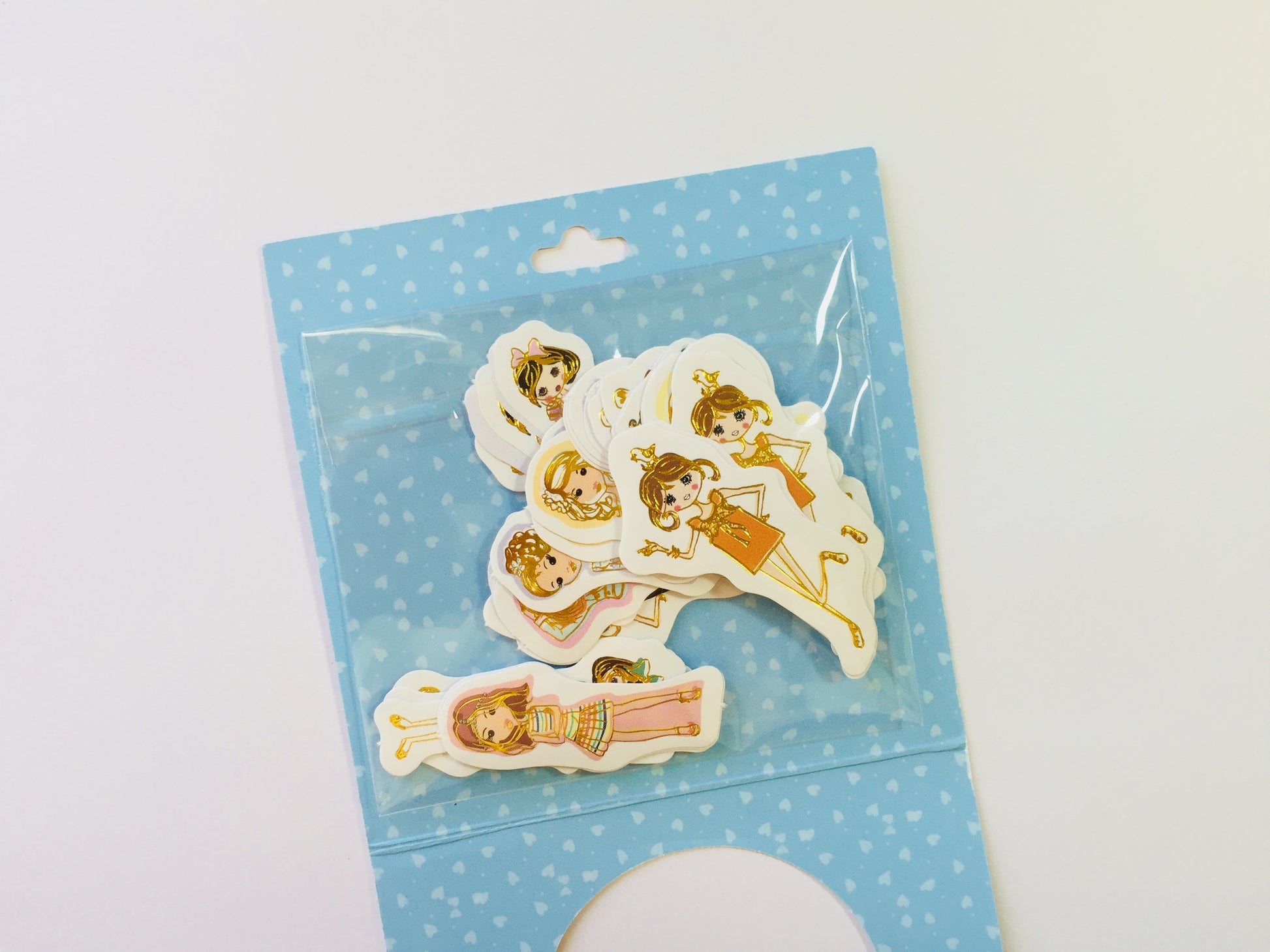 Fashion Girl Sticker Flakes Pack - 45 pieces - The Crafts and Glitter Shop