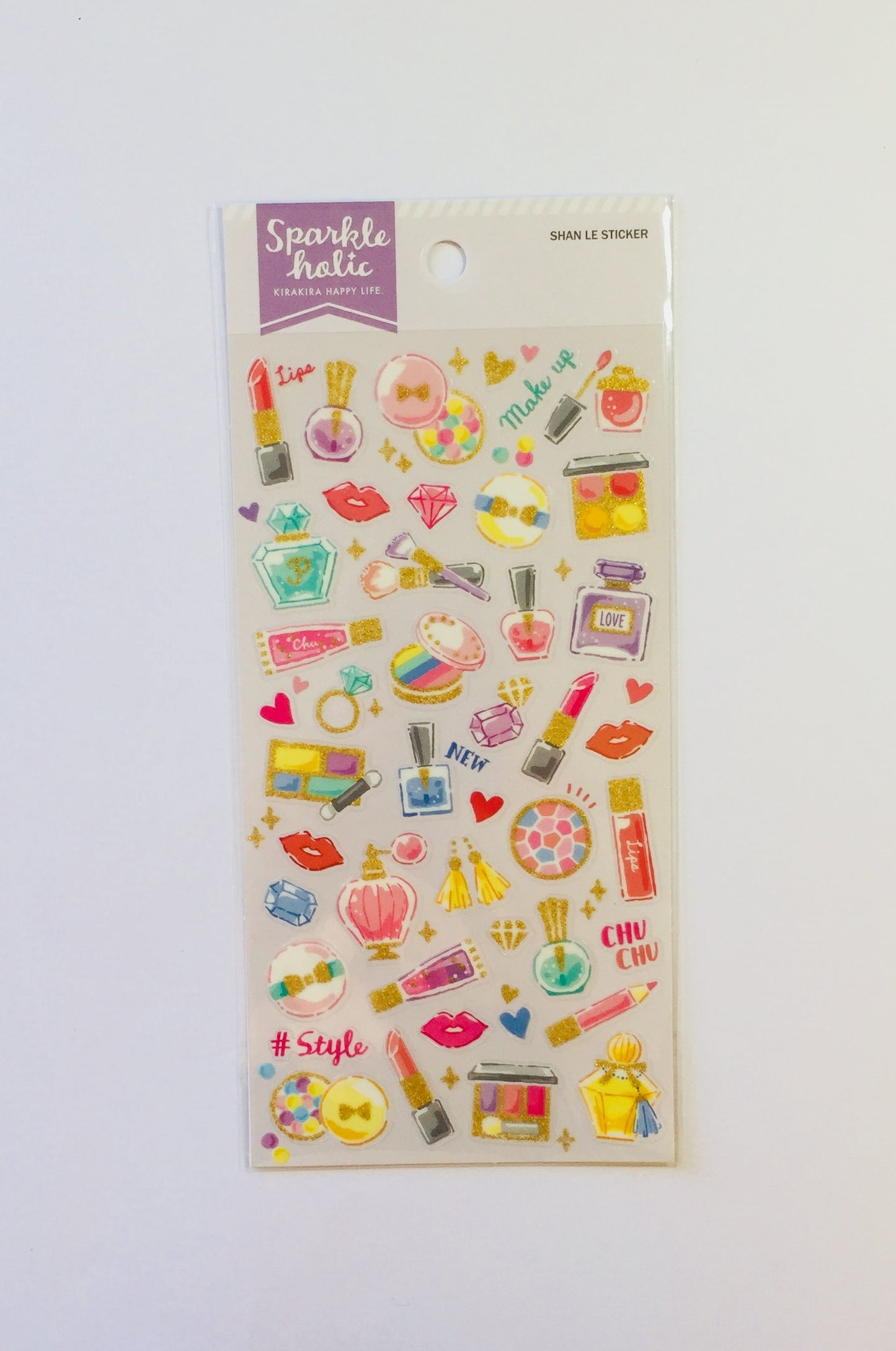 Beauty Make up Stickers - 1 Sheet - The Crafts and Glitter Shop