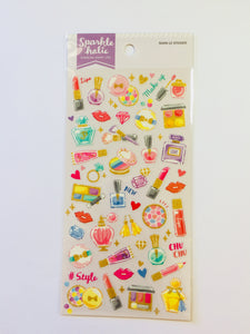 Beauty Make up Stickers - 1 Sheet