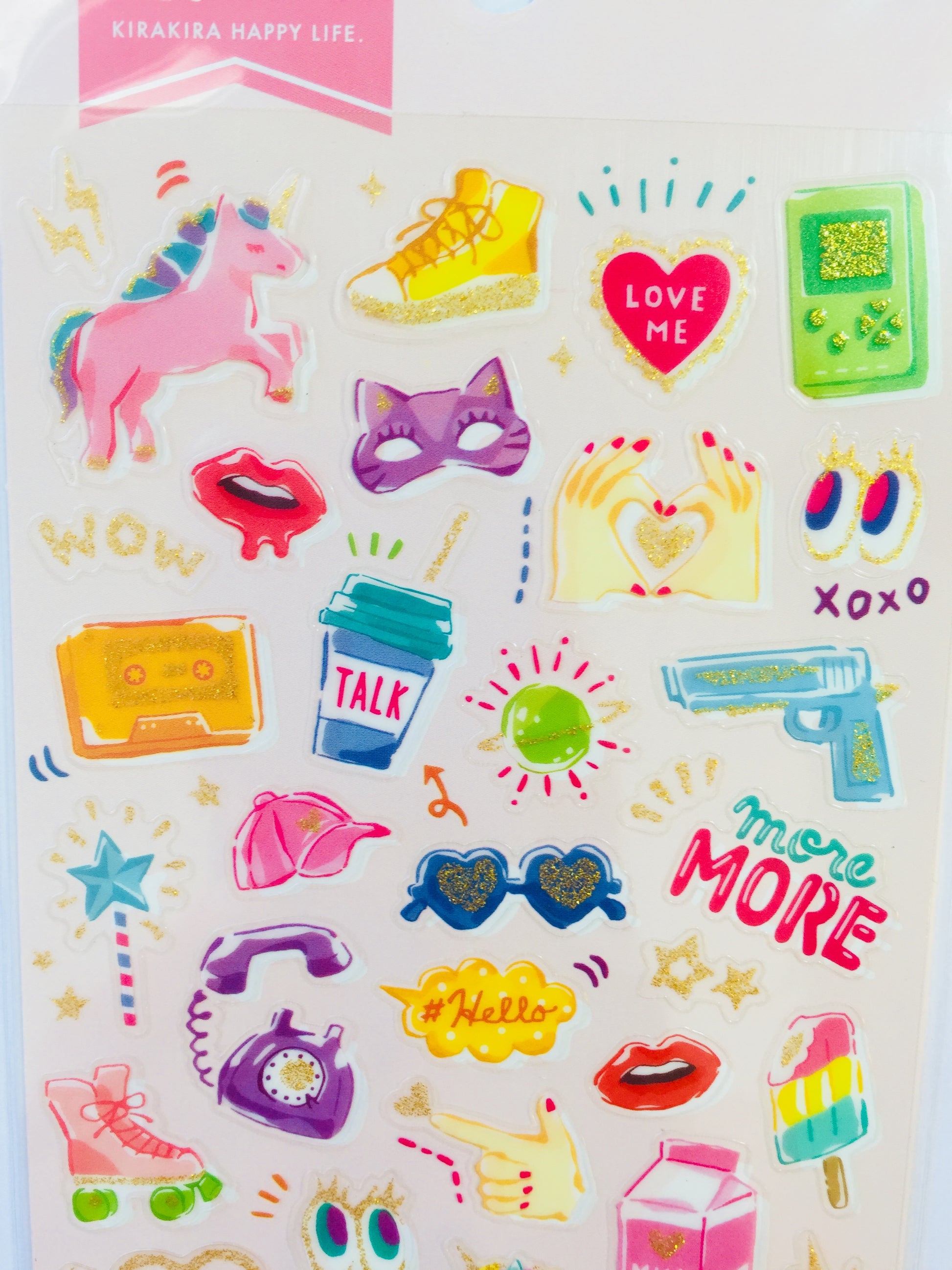 Teenager Stuff Stickers - 1 Sheet - The Crafts and Glitter Shop