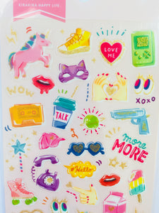 Teenager Stuff Stickers - 1 Sheet