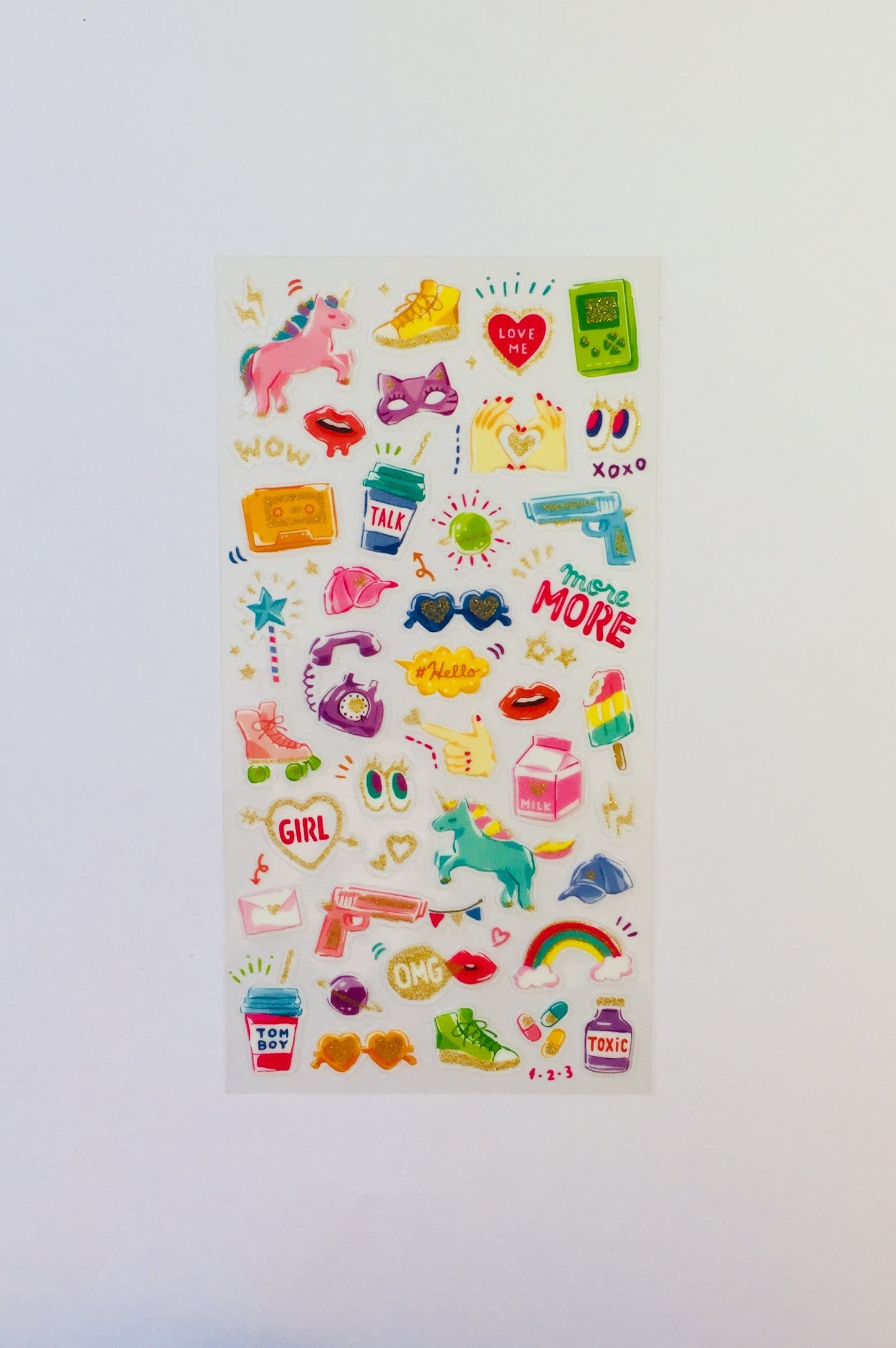 Teenager Stuff Stickers - 1 Sheet - The Crafts and Glitter Shop