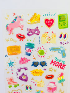 Teenager Stuff Stickers - 1 Sheet