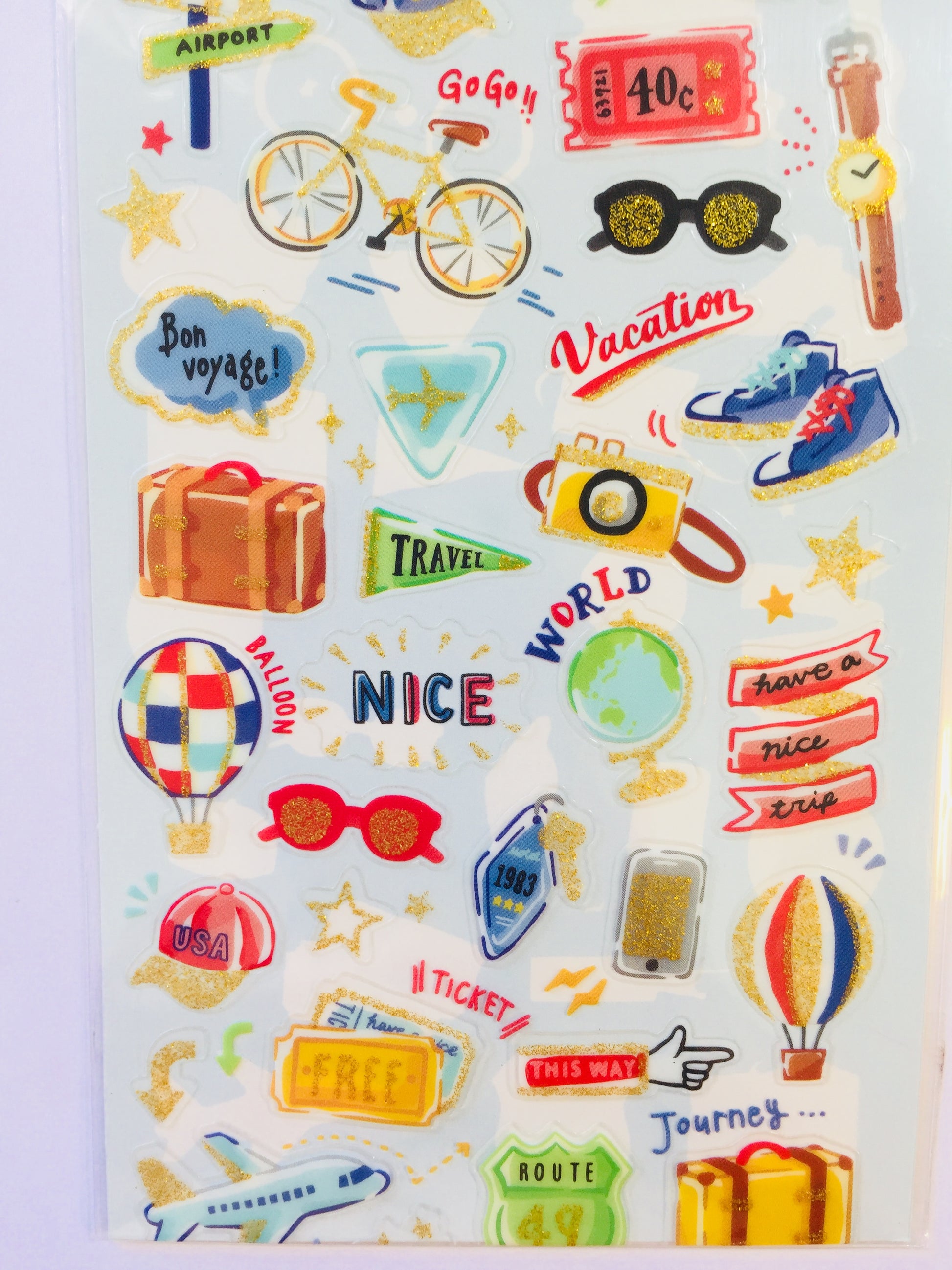 Holiday Stickers - 1 Sheet - The Crafts and Glitter Shop