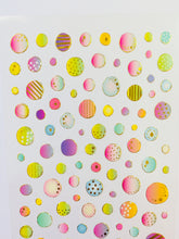 Load image into Gallery viewer, Colorful Circles Stickers - 1 Sheet