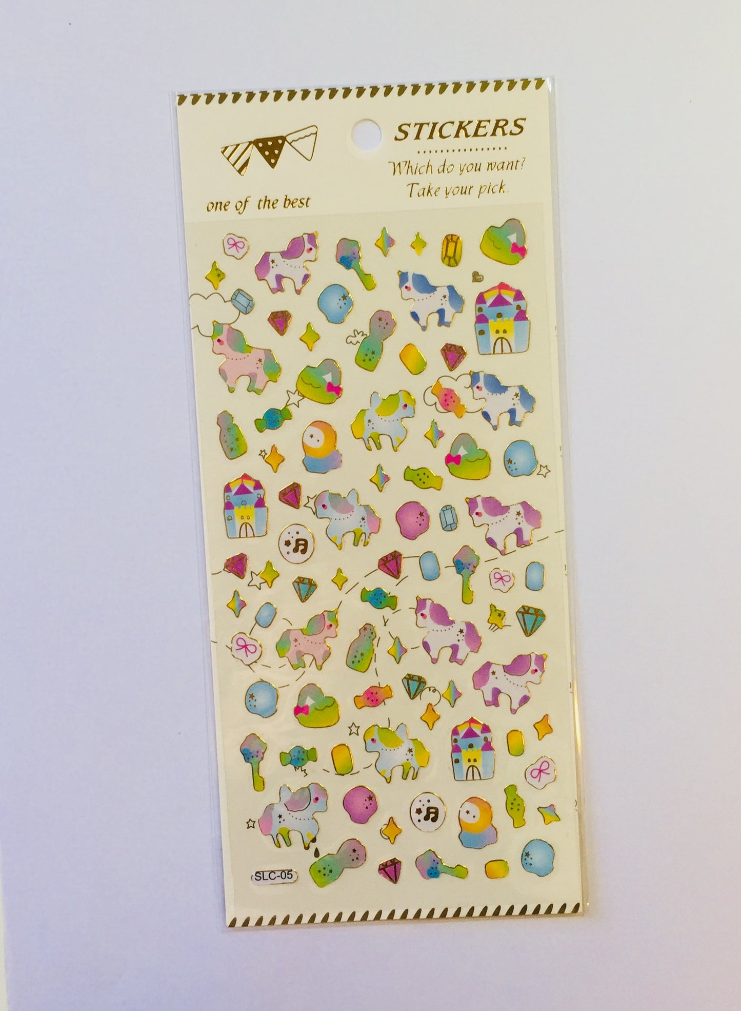 Colorful Unicorn Stickers