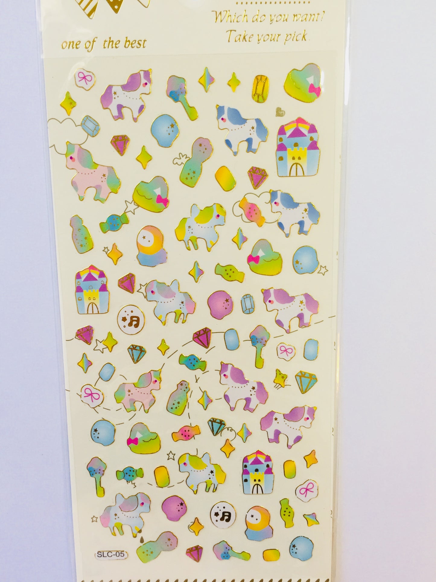 Colorful Unicorn Stickers