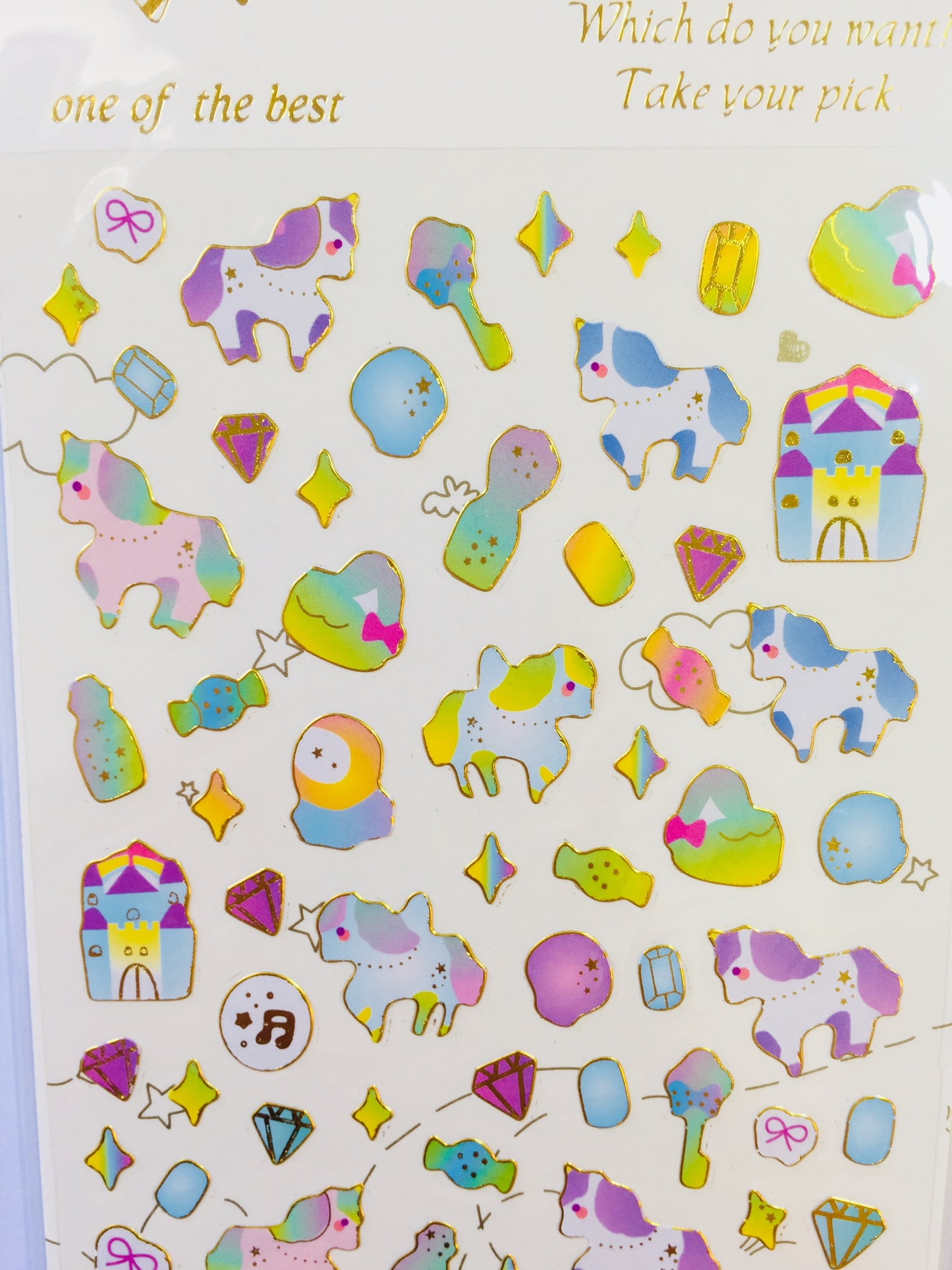 Colorful Unicorn Stickers