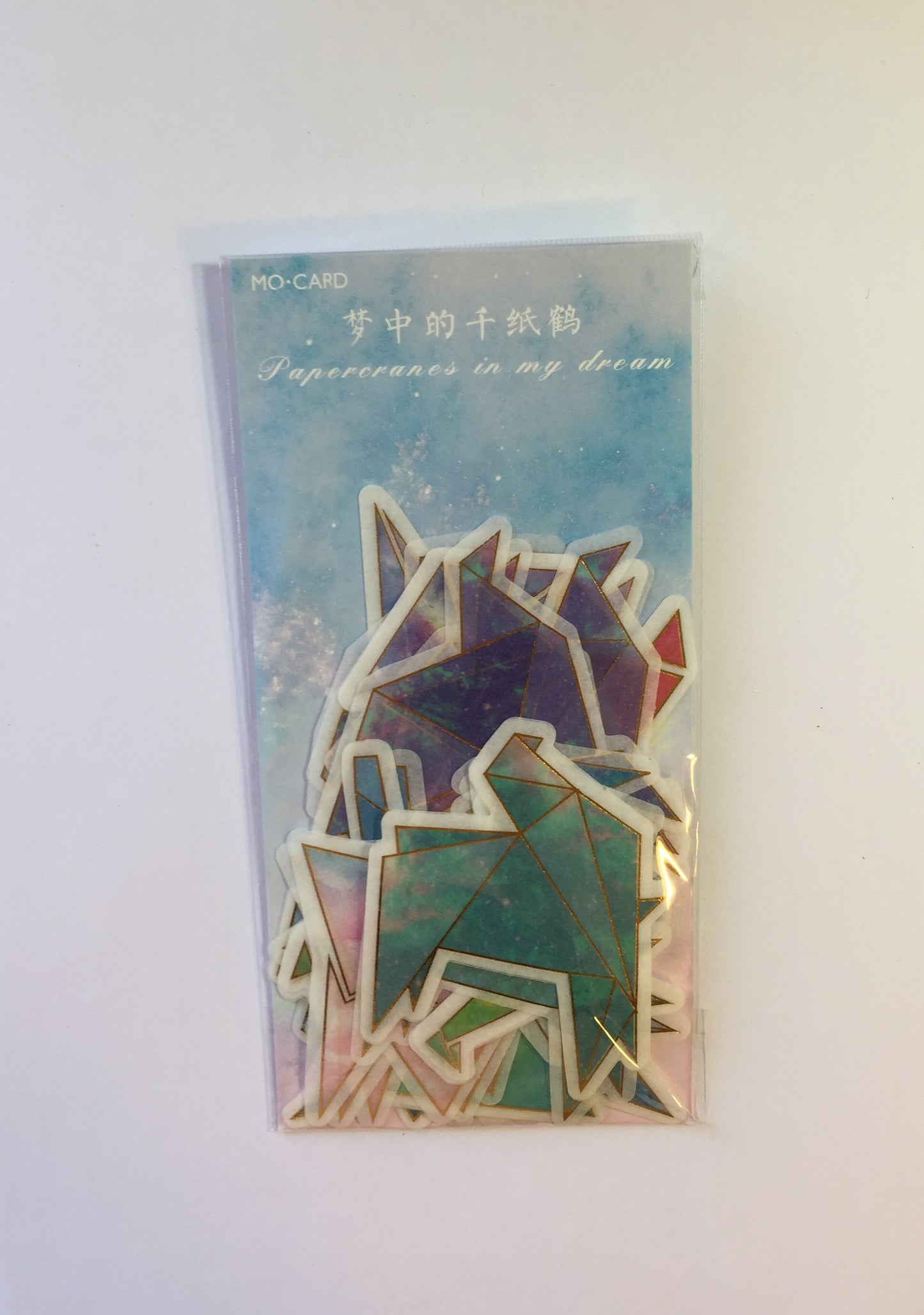 Origami Birds Sticker Pieces - 60 pieces - The Crafts and Glitter Shop