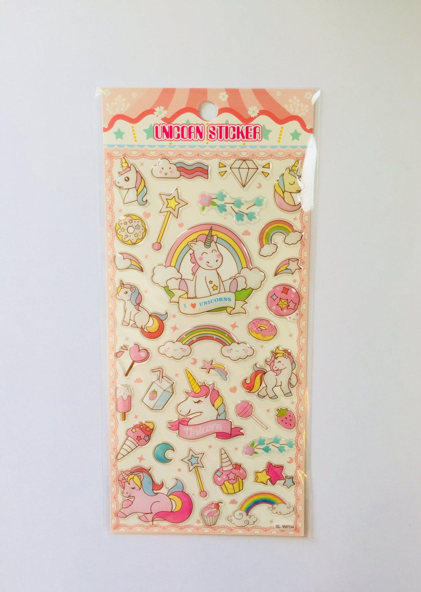 Unicorn Epoxy Stickers - 1 Sheet - The Crafts and Glitter Shop