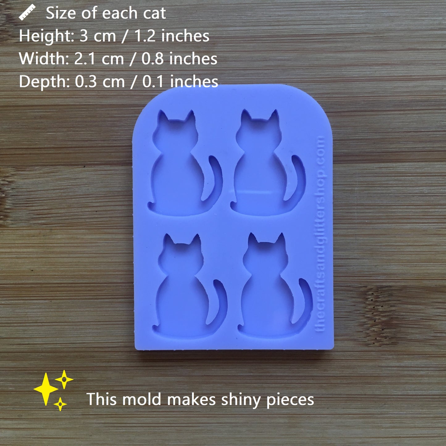 Sitting Cat Silicone Mold - The Crafts and Glitter Shop