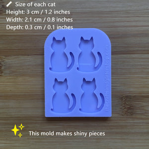 Sitting Cat Silicone Mold