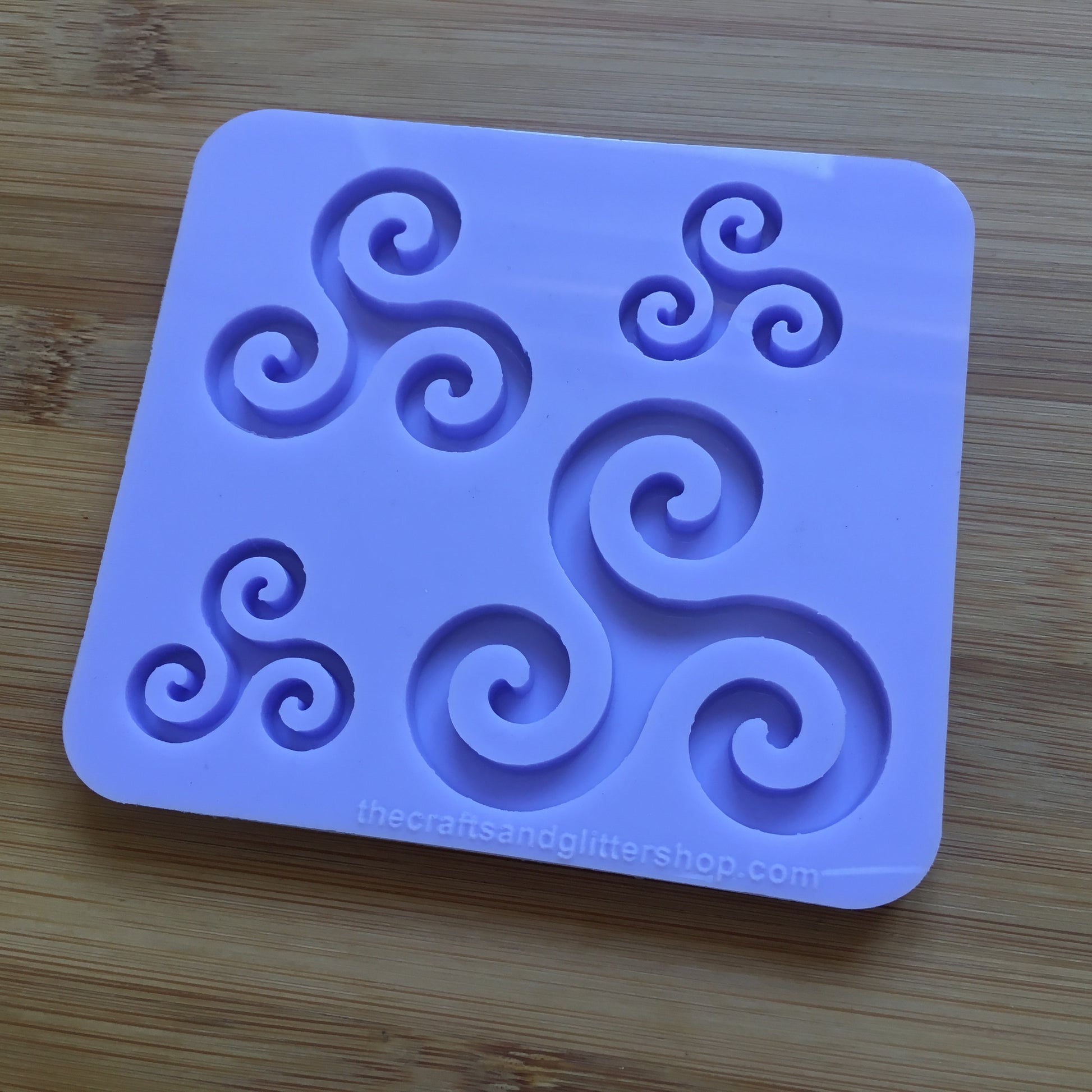 Triskele Silicone Mold - The Crafts and Glitter Shop