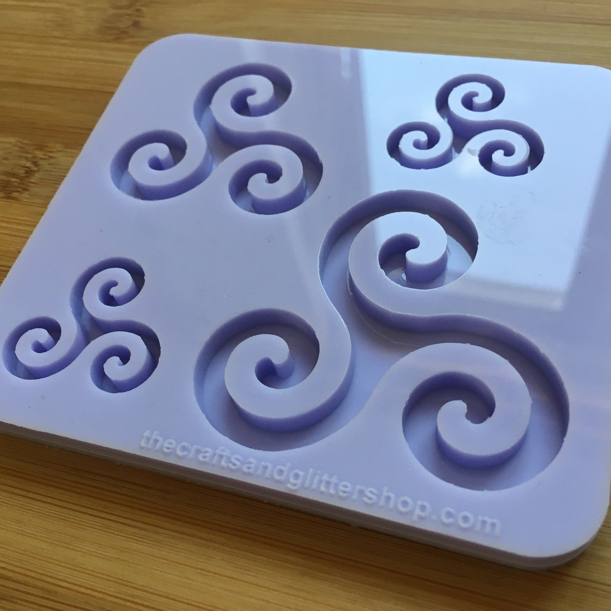 Triskele Silicone Mold - The Crafts and Glitter Shop