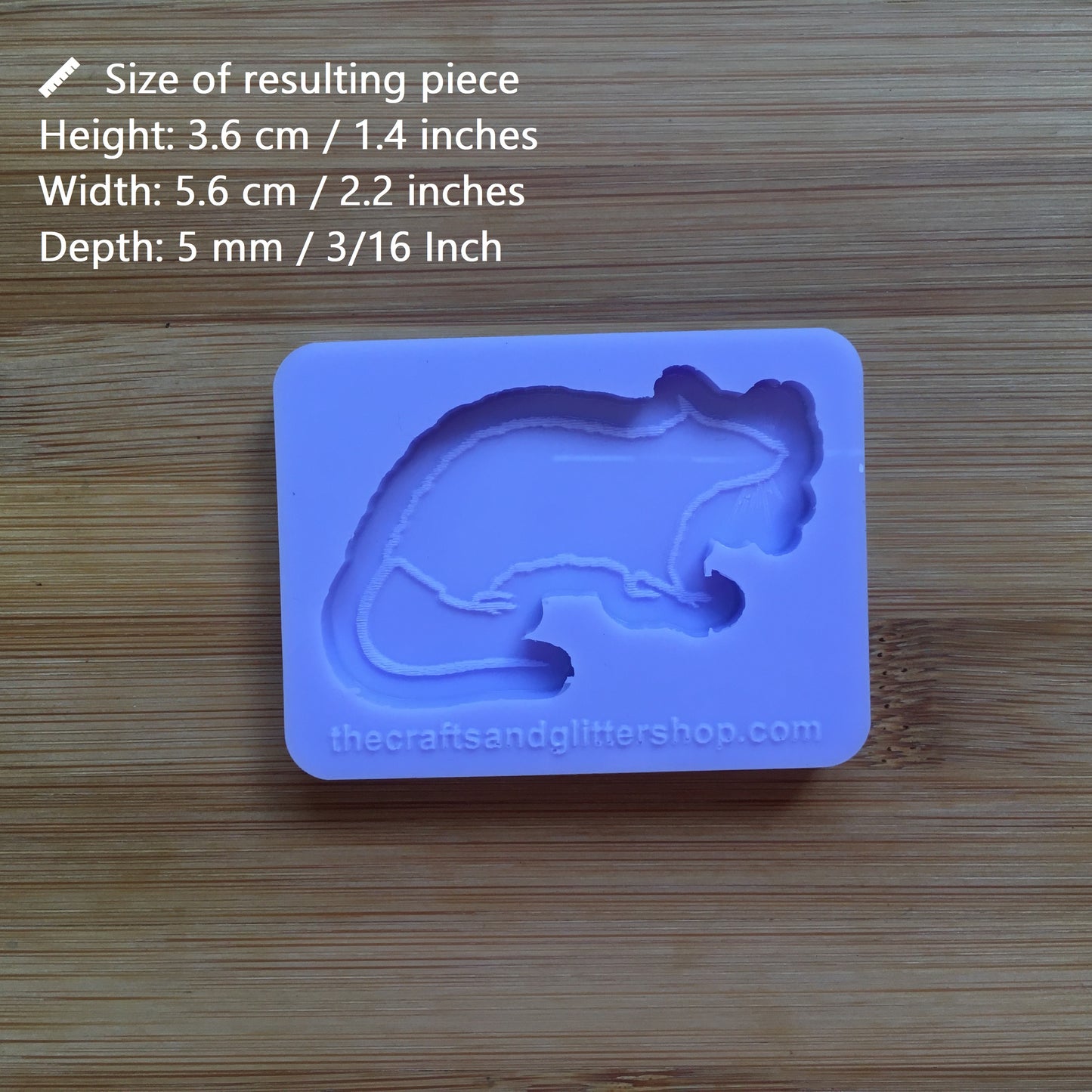 Rat Silicone Mold - The Crafts and Glitter Shop