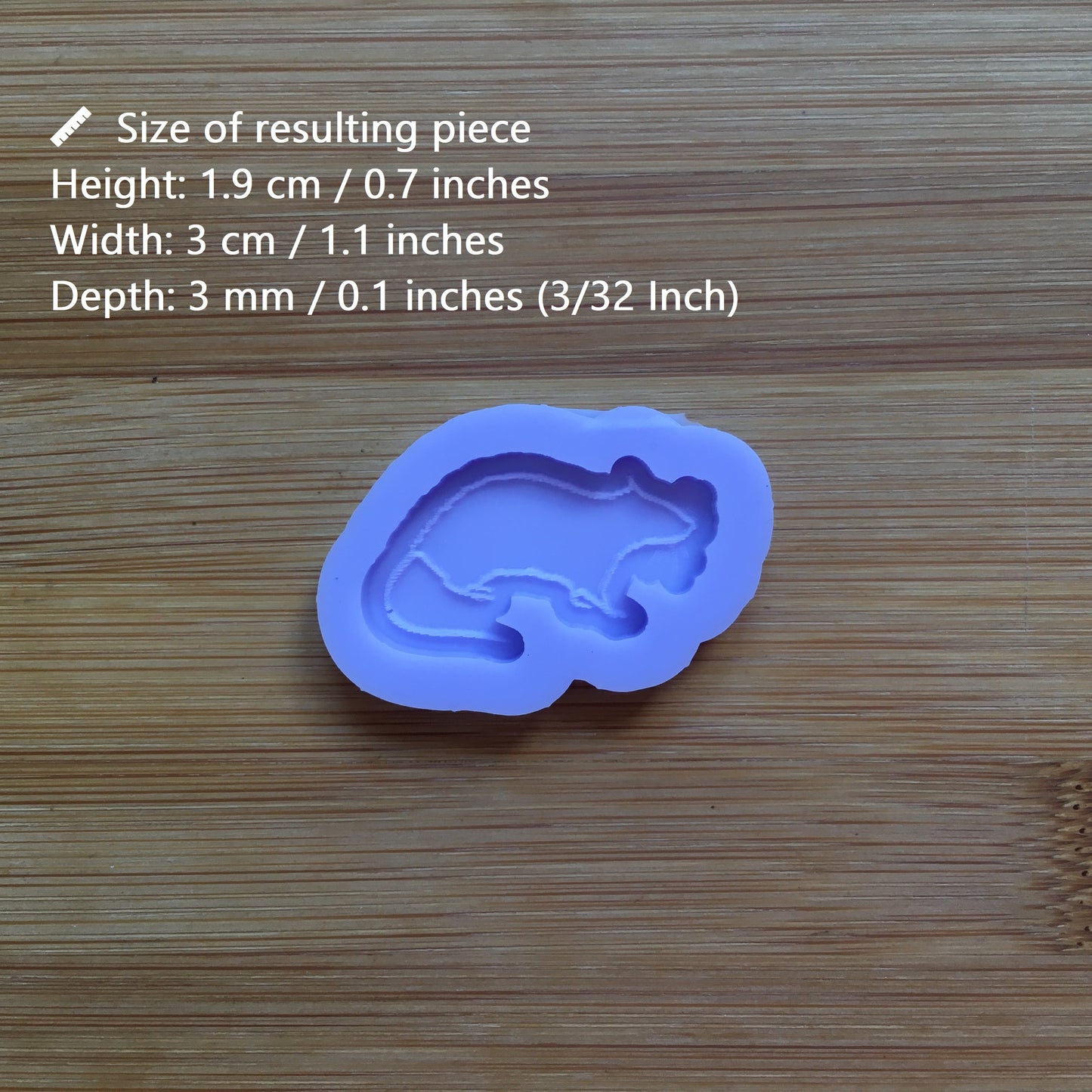 Rat Silicone Mold - The Crafts and Glitter Shop