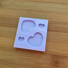 Load image into Gallery viewer, Hearts Silicone Mold