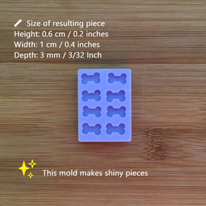 1 cm Bones Silicone Mold