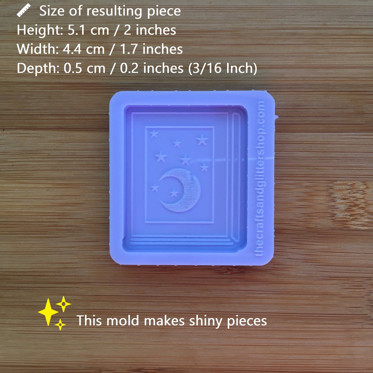 Spell Book Silicone Mold - The Crafts and Glitter Shop