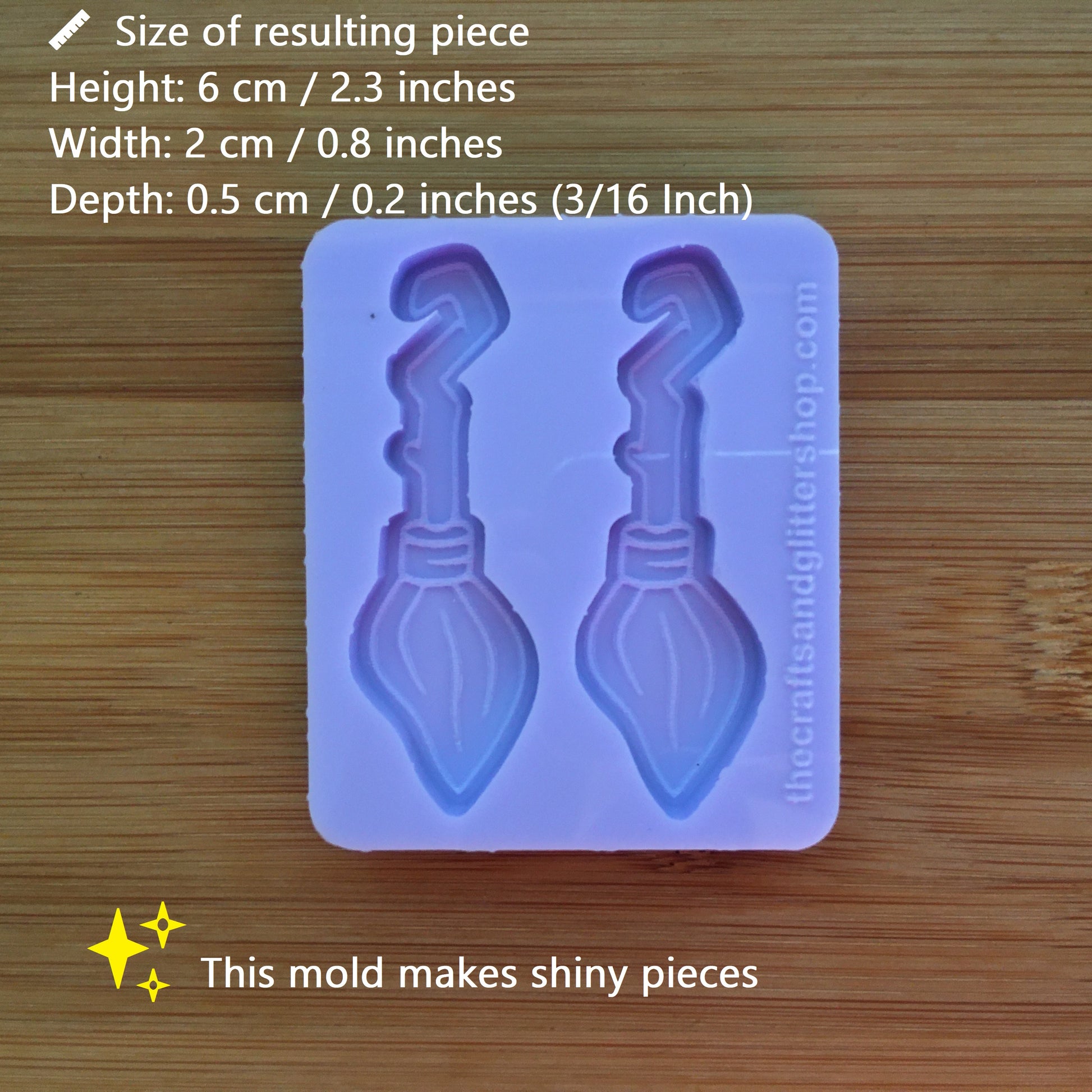 Magic Broom Silicone Mold - The Crafts and Glitter Shop