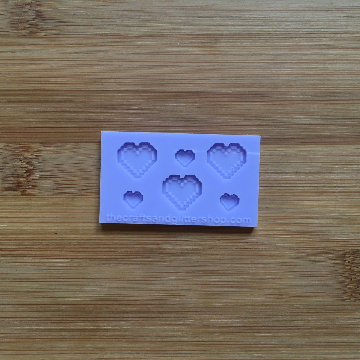 Pixel Heart Silicone Mold, - The Crafts and Glitter Shop