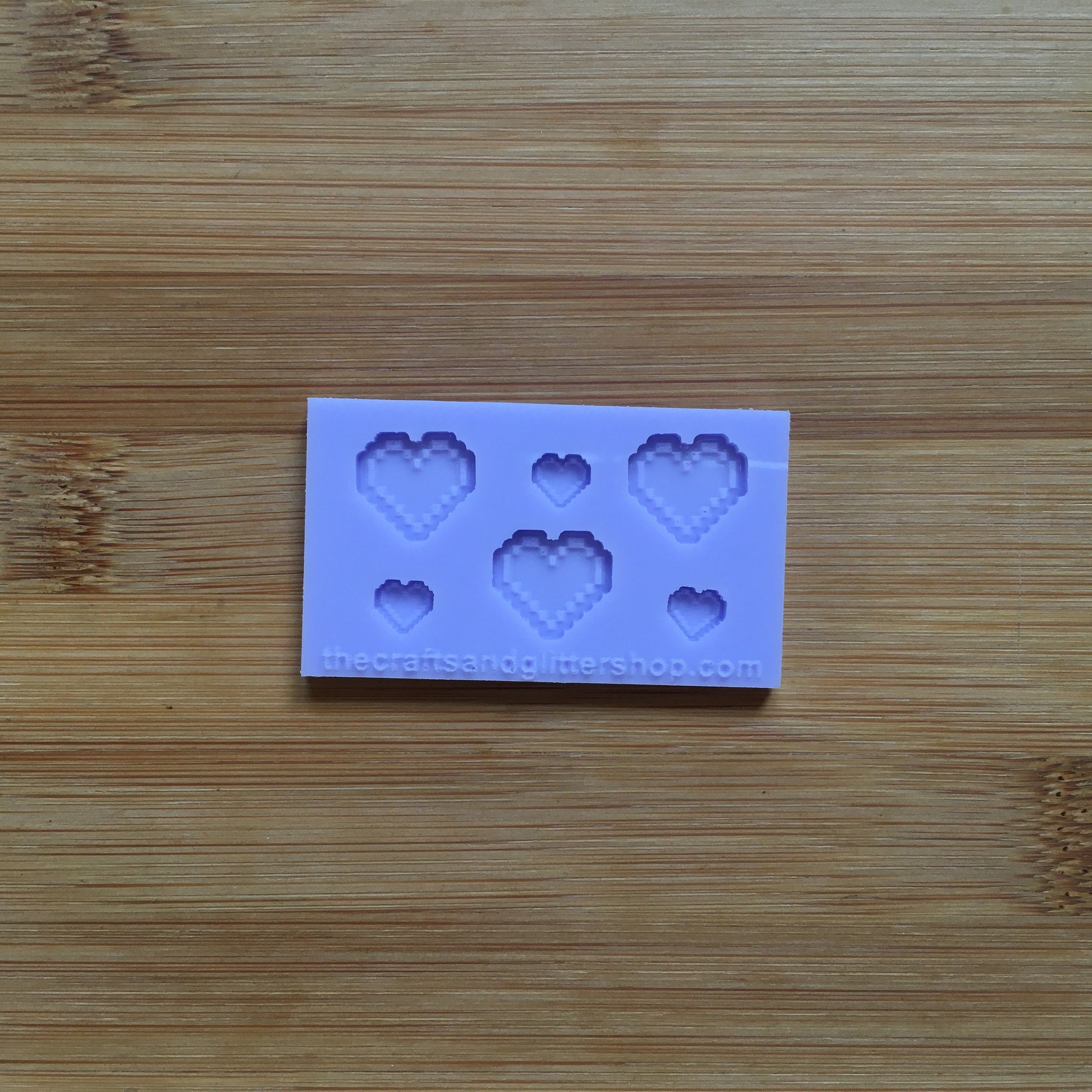 Pixel Heart Silicone Mold, - The Crafts and Glitter Shop