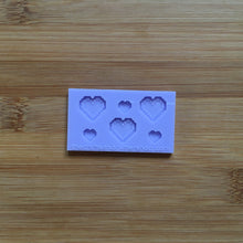 Load image into Gallery viewer, Pixel Heart Silicone Mold,