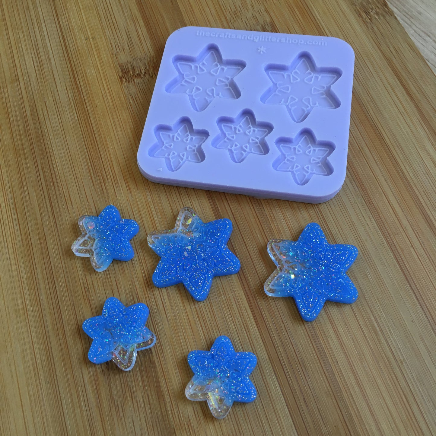 Snowflake Mix Silicone Mold - The Crafts and Glitter Shop