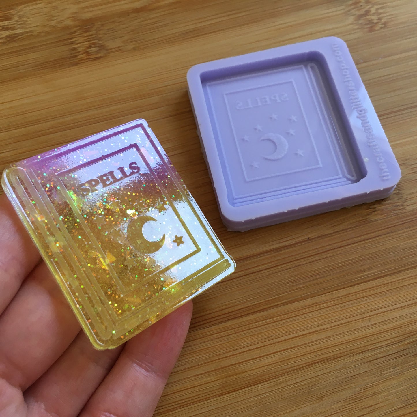 Spell Book Silicone Mold - The Crafts and Glitter Shop