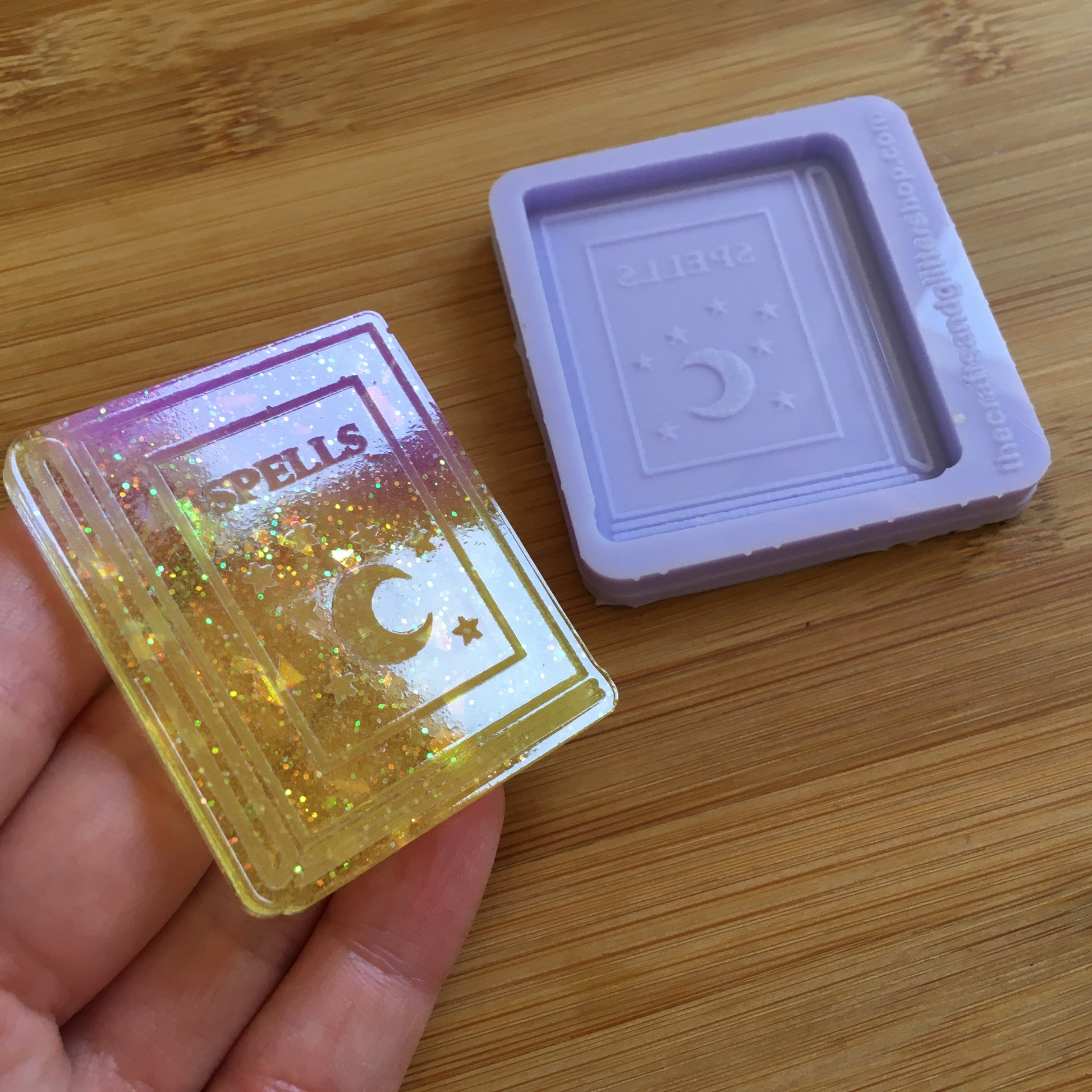 Spell Book Silicone Mold - The Crafts and Glitter Shop