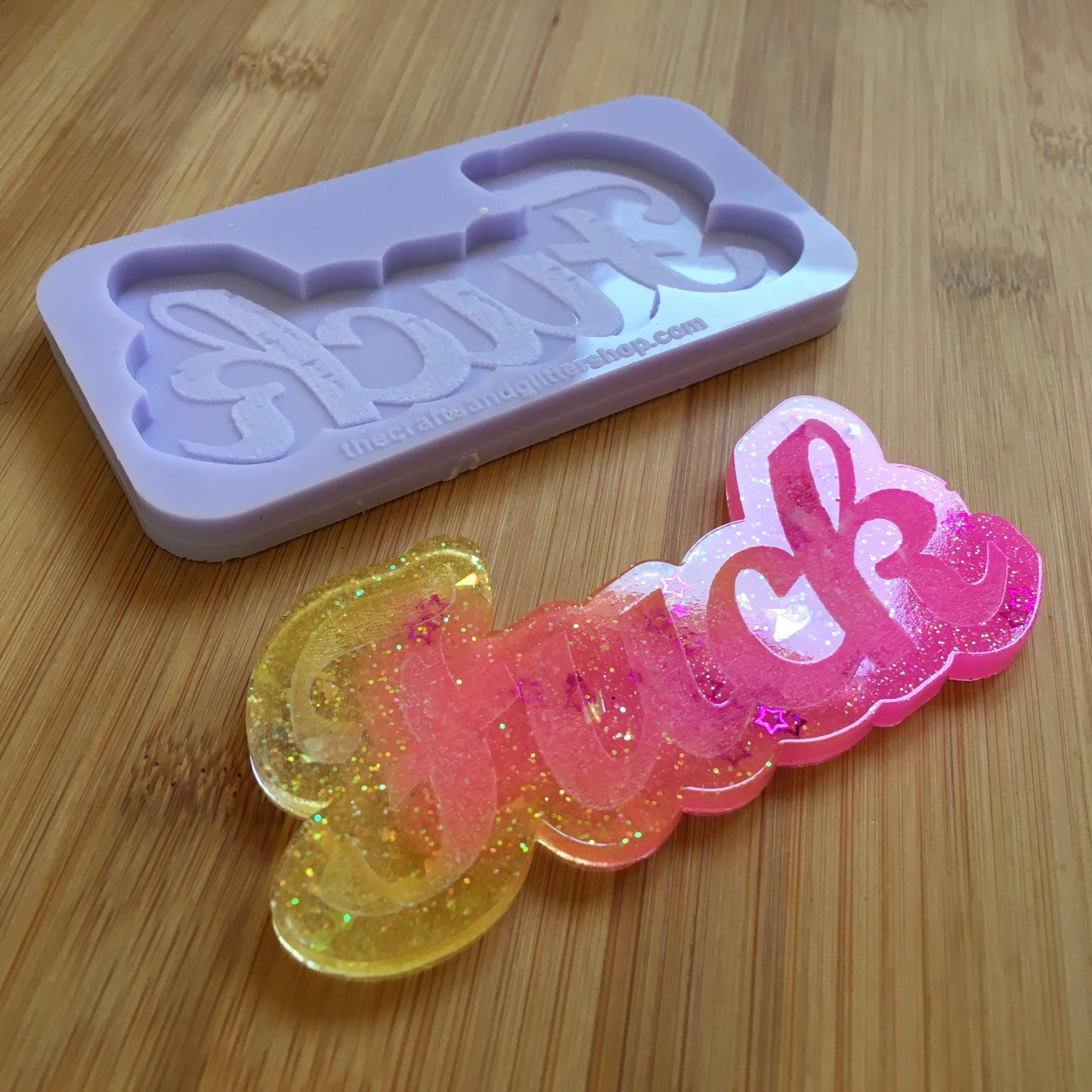 Bitch or Fuck Silicone Mold - The Crafts and Glitter Shop