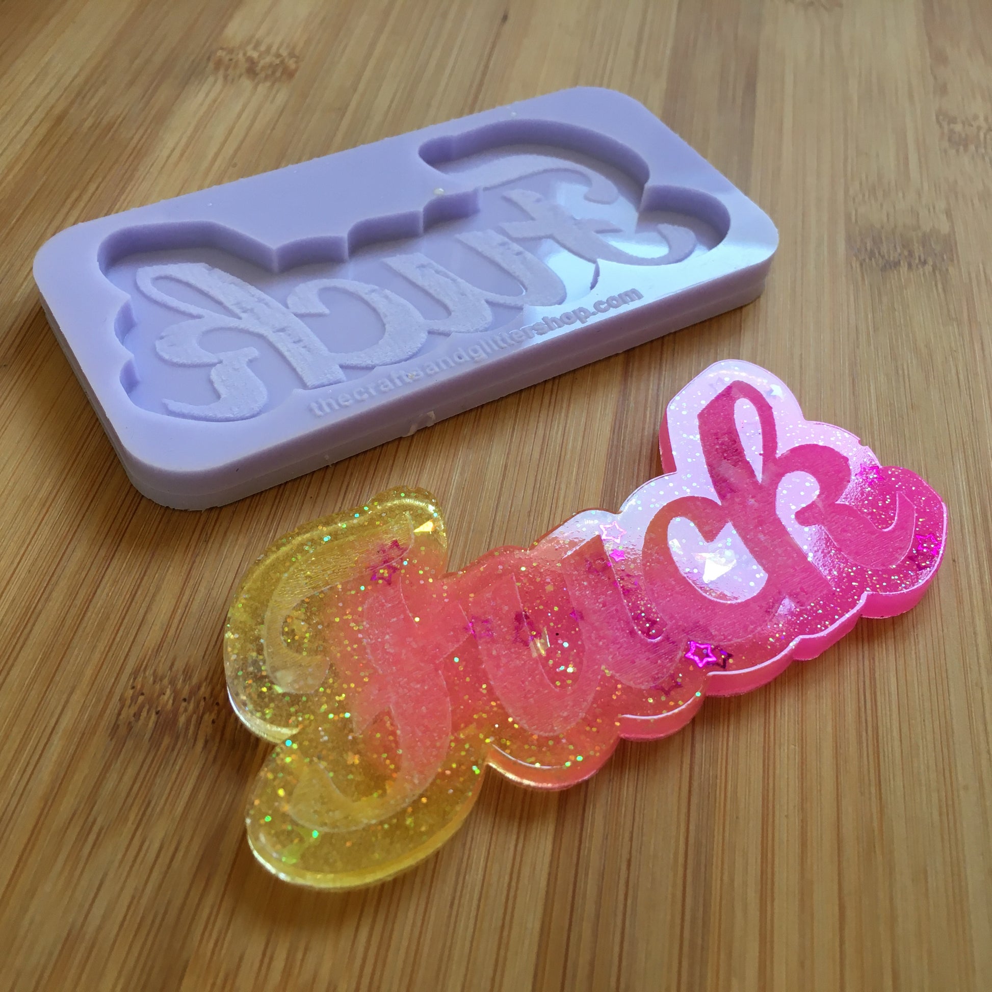 Bitch or Fuck Silicone Mold - The Crafts and Glitter Shop