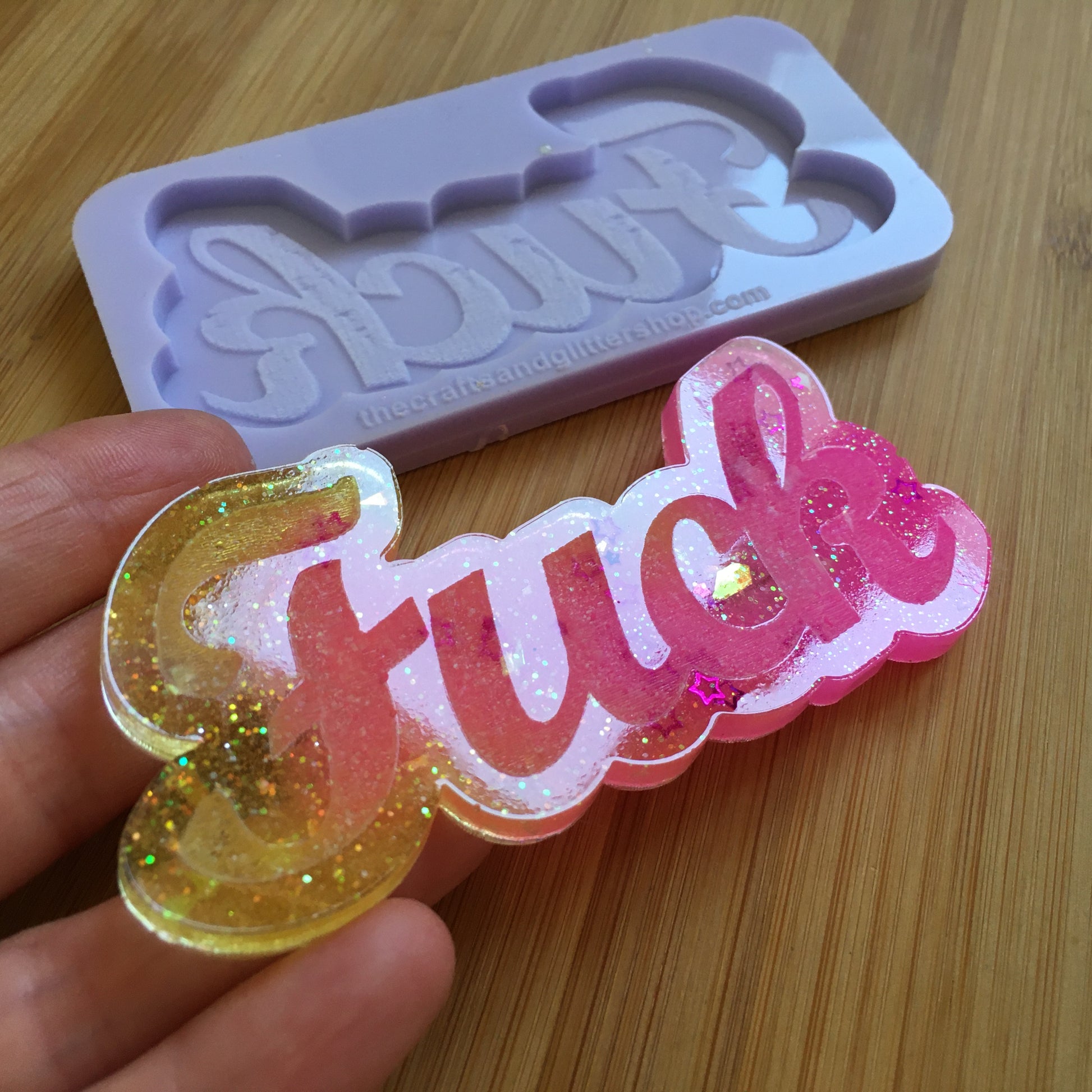 Bitch or Fuck Silicone Mold - The Crafts and Glitter Shop