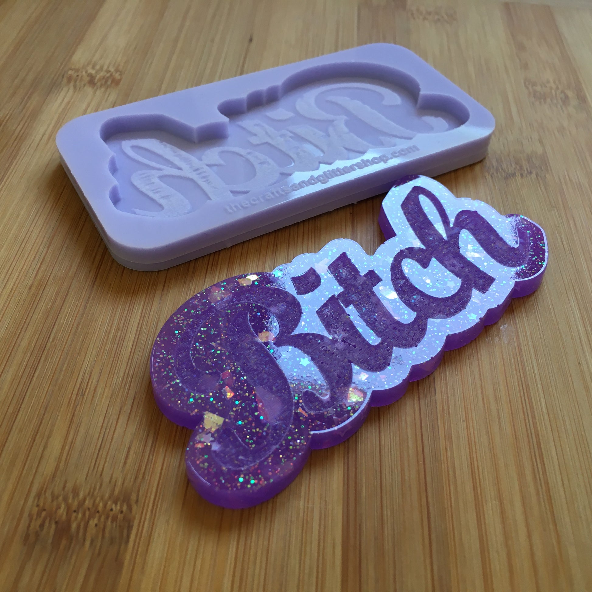 Bitch or Fuck Silicone Mold - The Crafts and Glitter Shop