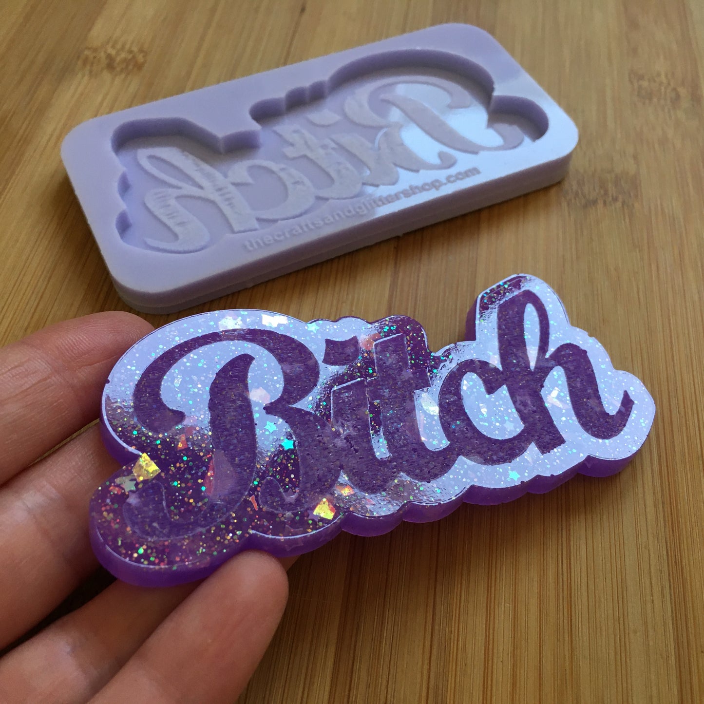 Bitch or Fuck Silicone Mold - The Crafts and Glitter Shop