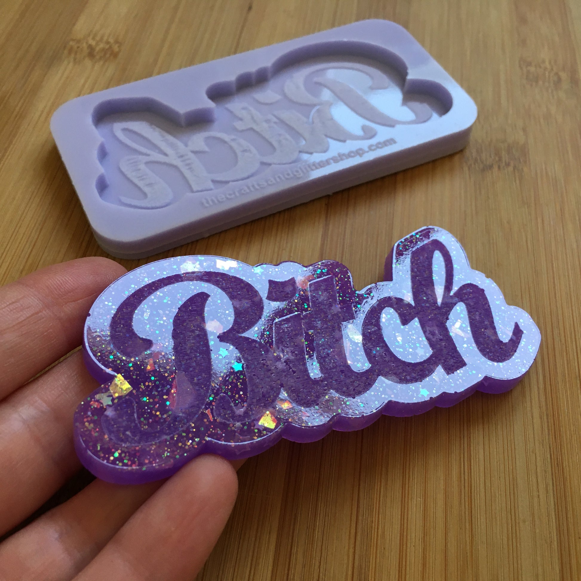 Bitch or Fuck Silicone Mold - The Crafts and Glitter Shop