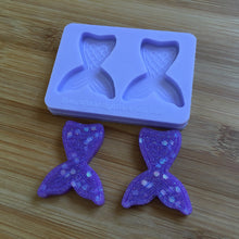 Load image into Gallery viewer, 4 cm Mermaid Tail Silicone Mold, Food Safe Silicone Rubber Mould