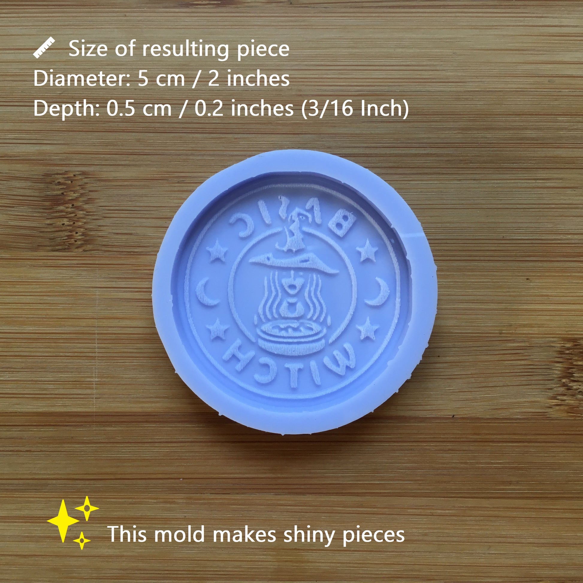 Basic Witch Silicone Mold - The Crafts and Glitter Shop