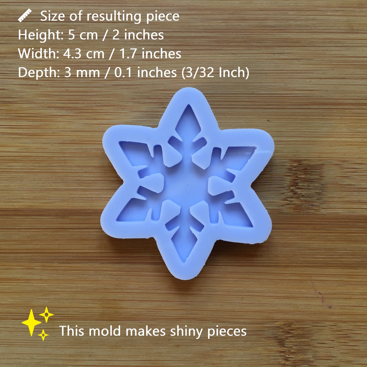 Snowflake Silicone Mold - The Crafts and Glitter Shop