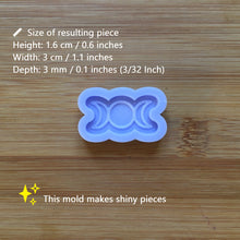 Load image into Gallery viewer, Triple Moon Silicone Mold