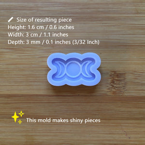 Triple Moon Silicone Mold