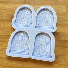 Load image into Gallery viewer, Cottage Door Silicone Mold / Hobbit Fairy House Door