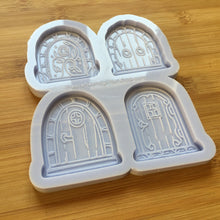 Load image into Gallery viewer, Cottage Door Silicone Mold / Hobbit Fairy House Door